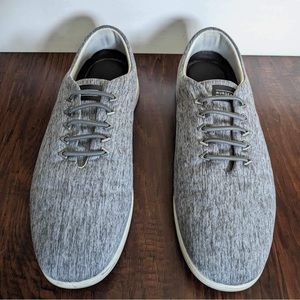 Muroexe model atom men’s size 45 euro (11 US) in grey.